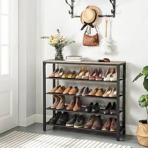 RAK SEPATU besi 4 susun