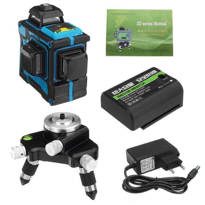 laser level rotary 3D 12 lines horisontal vertical cross laser level