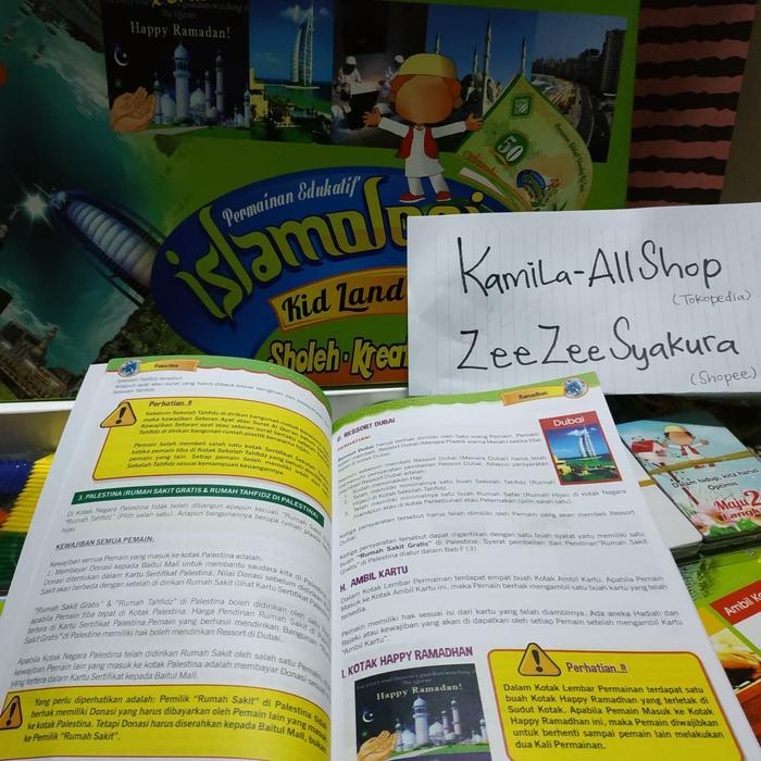 Best Seller Mainan Monopoli Islami. Kidland. Islamologi. Mainan Edukatif. Original