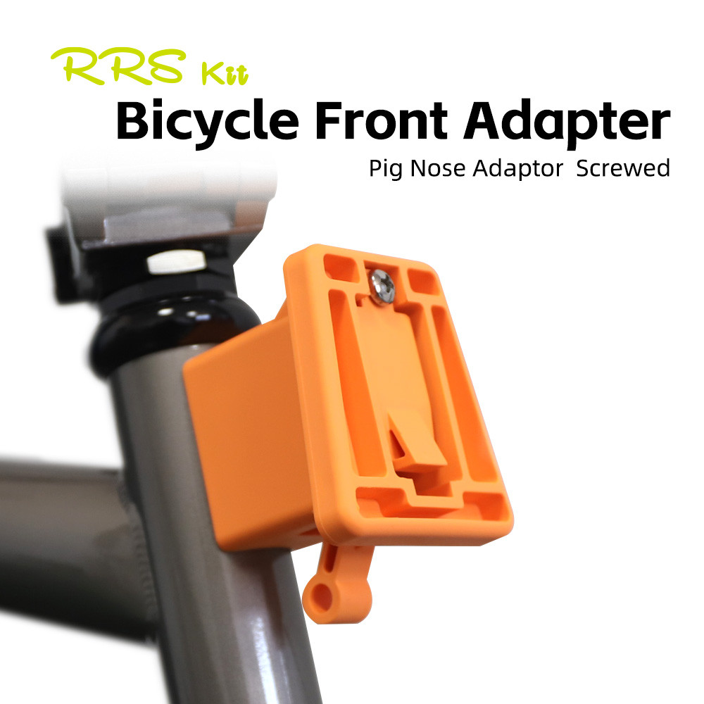 Rrskit Folding Front Bag Carrier Block Bag Bracket For Brompton Front Carrier Mount Base Adapter