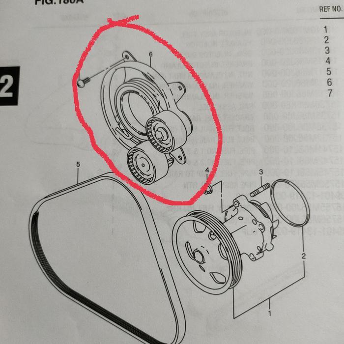 Tensioner Assy Belt Suzuki Ertiga Diesel