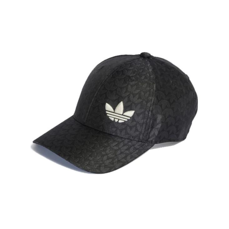 Adidas Adicolor 70S Monogram Jacquard Baseball Cap Black Hitam Il9604 Topi Original 100%