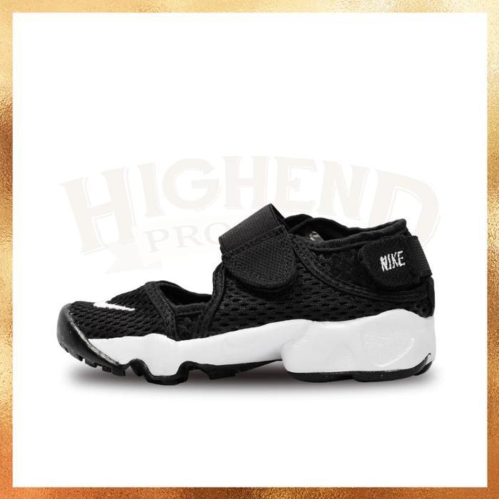 Sepatu Ninja Anak Remaja Nike Air Rift Black Ps Gs Original 322359-014