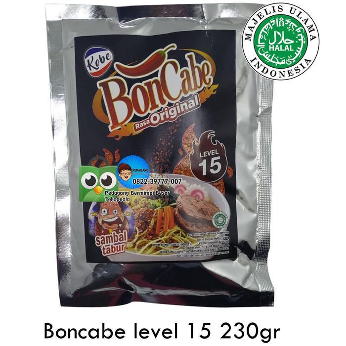 "New" Boncabe Level 15 230gr Bon Cabe Cabe Bubuk Cabai Bubuk
