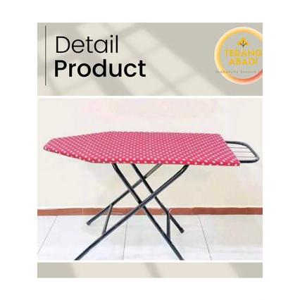 [Promo] Meja Setrika Lipat Mulitfungsi/ Meja Setrika Besi/ Meja Gosok Besi Setrika/ Rak Setrika Besi