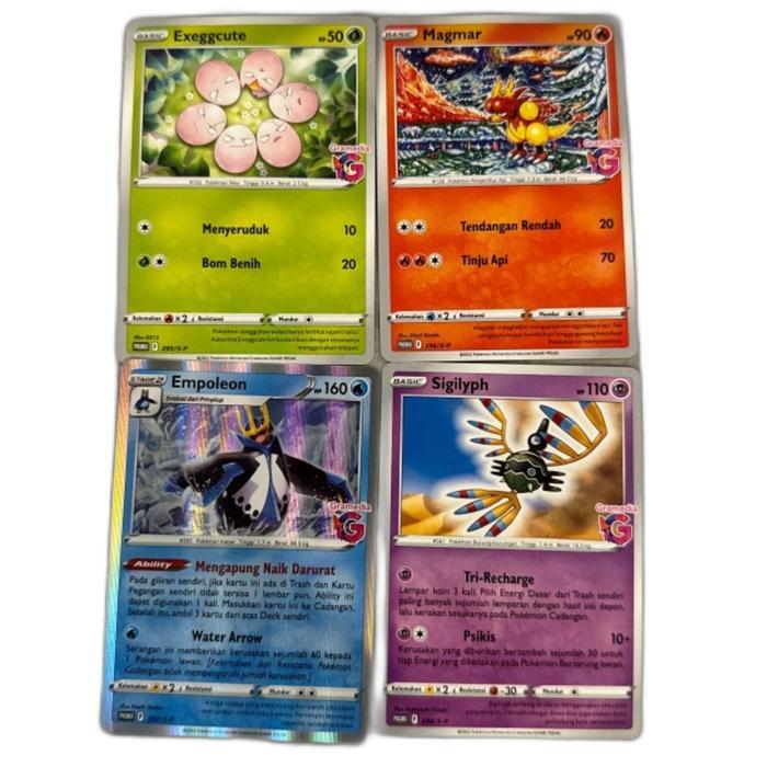 POKEMON TCG INDONESIA PROMO GRAMEDIA KOMPLIT SET