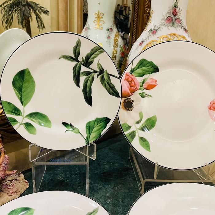 Lenox Kate Spade 8 Piece Dinner Salad Set Piring Makan