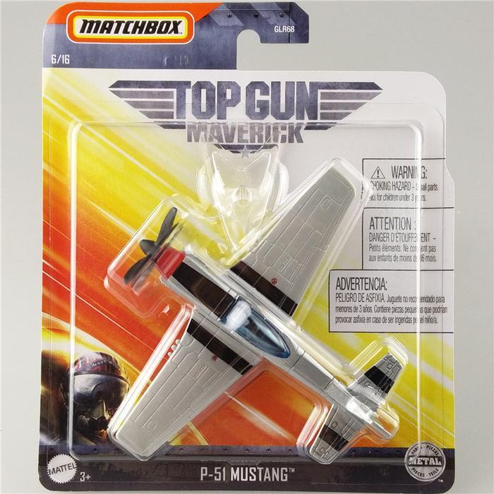 2020 Matchbox Plane P-51 Mustang Top Gun Maverick Metal Collection