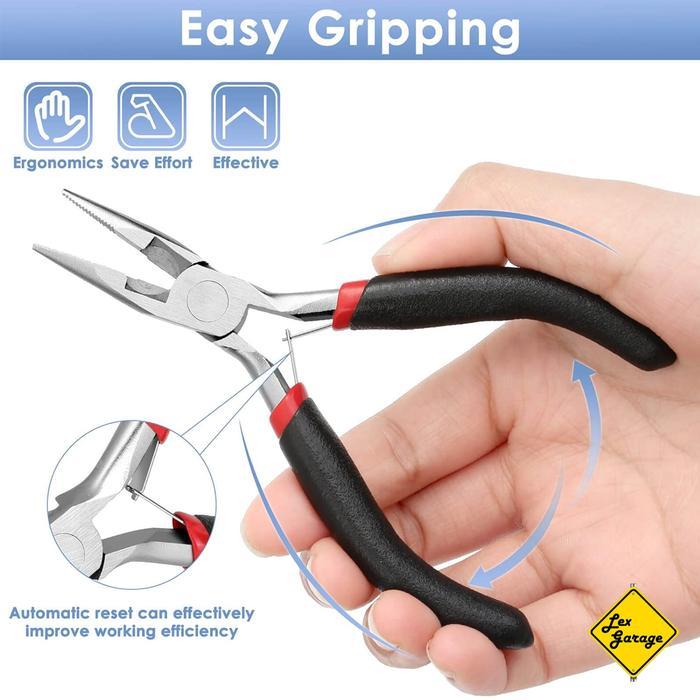 "New" Tang Lancip Mini Tang Cucut Kecil Panjang Kombinasi Mini Plier