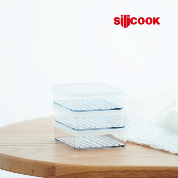 SILICOOK MIX SET FOOD TIDY 300ML [8XFLAT300ML+1XTRAY SMALL]