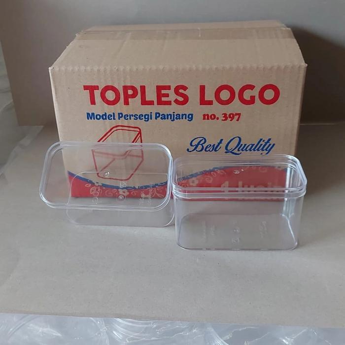 TOPLES KUE KERING PLASTIK LOGO 397 / PERSEGI PANJANG TINGGI - 250 GR