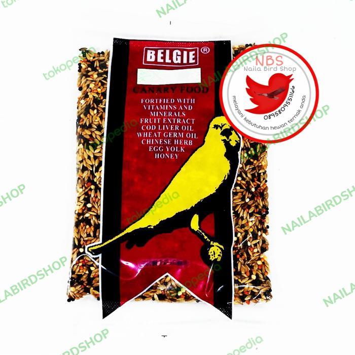 PAKAN HARIAN BURUNG KENARI BELGIE XO KENARI merah