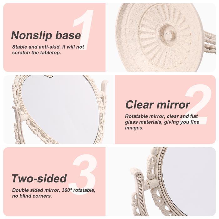 Tiny Mirror Vanity Mirror Desk Mirror Desktop Mirror Makeup Vanity