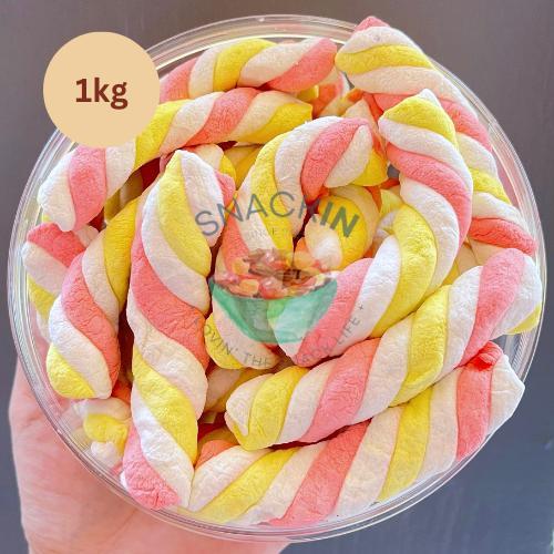 Marshmallow Tambang 1Kg Grape Marshmallow Marshmallow Kiloan Murah Marshmallow Plain