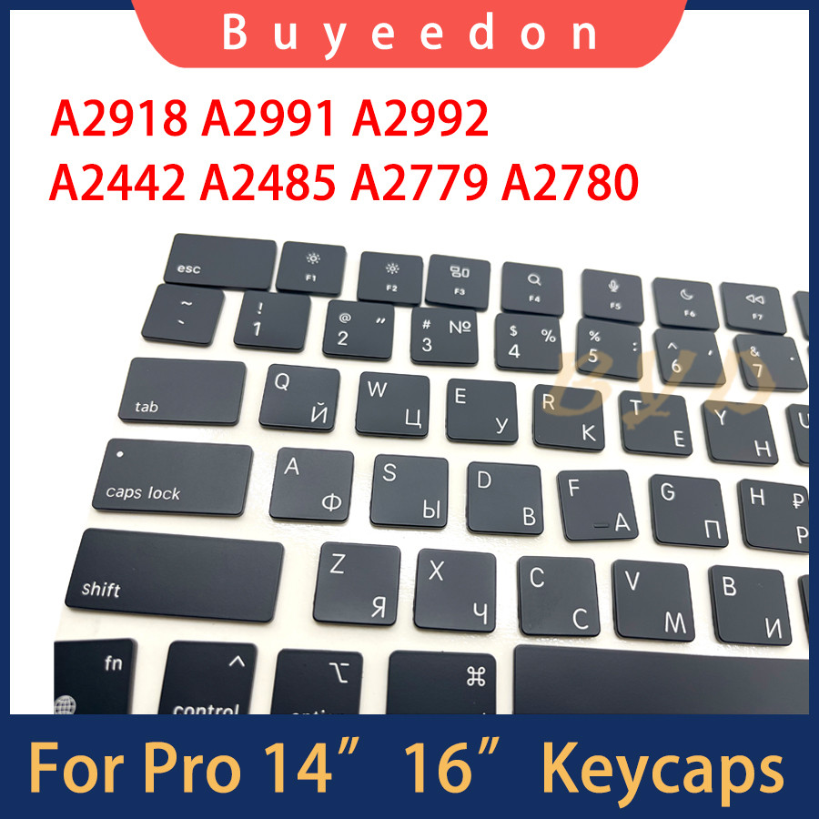 JUAL  Brand New US UK Italy German Swiss layout Keycaps Keys Key Cap For Macbook Pro M1 Pro Max Reti