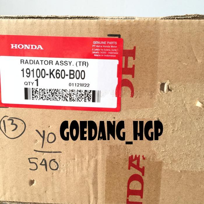 Radiator Assy New Vario 125 K60 Ori Ahm 19100K60B00