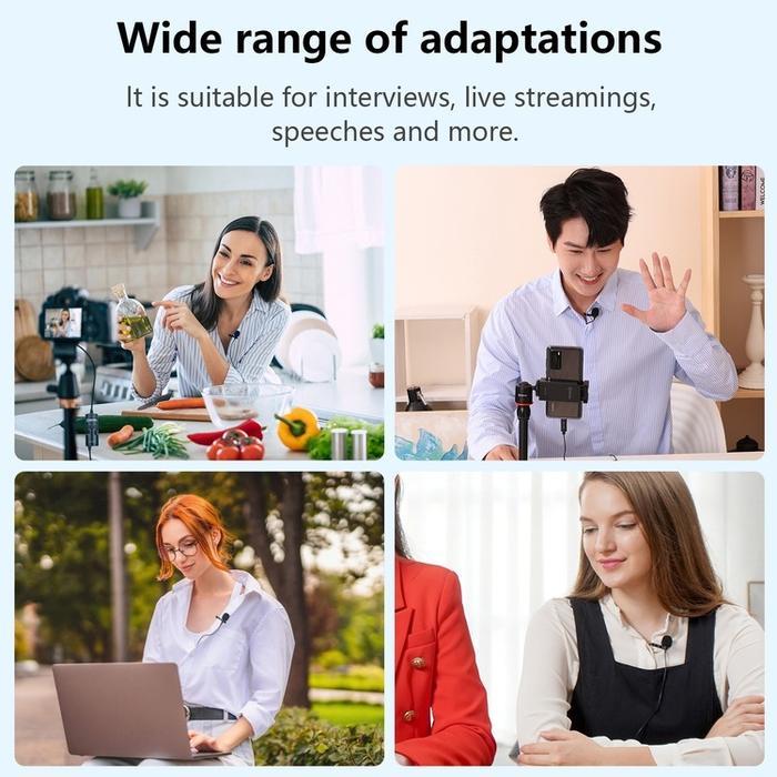 BOYA Lavalier Microfone BY-M1/BY-MM1 Series Mikrofon Omnidirection Kabel Untuk Smartphone DSLR PC