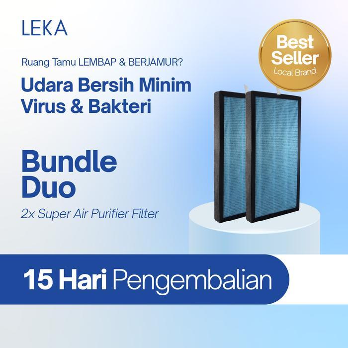 LEKA - Bundle 2 pcs Replacement Filter AP8000 Super Air Purifier
