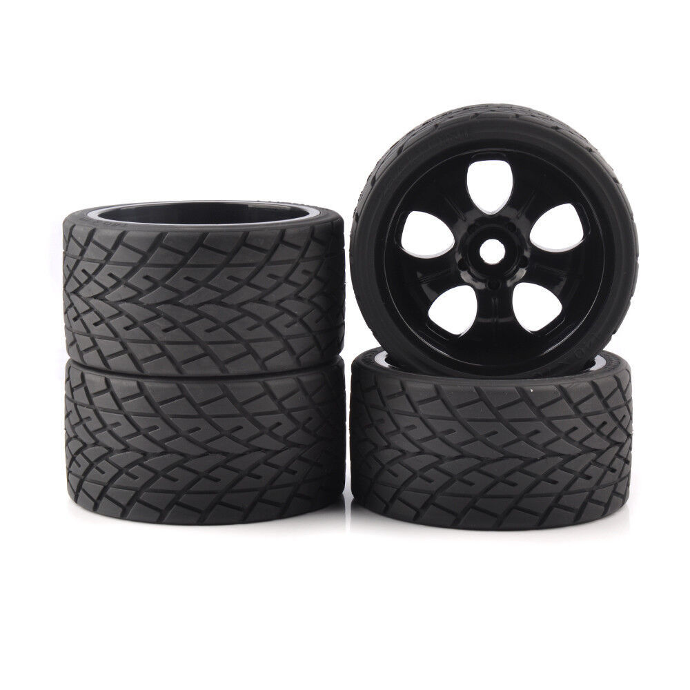 4Pcs 1/8 Tires&Wheel 17Mm Hex For Traxxas Monster Truck On Road El Car New