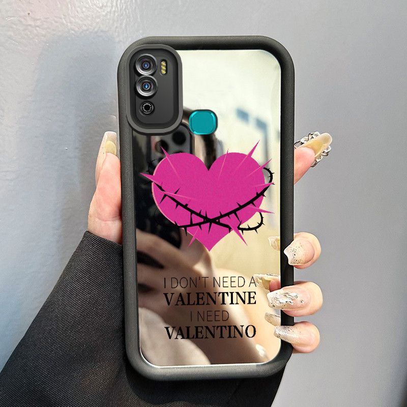 Casing Hp Untuk Infinix Hot 11 Play Hot 10 Play Hot 9 Play Hot 10 Case Gaya cewek seksi Kesing cermi