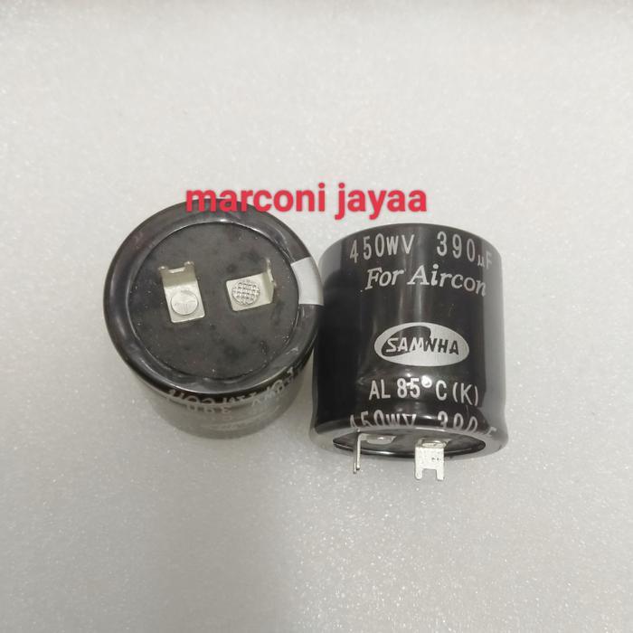 kapasitor Elco 390uf 450v 35x35