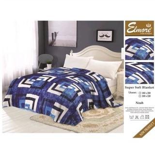 DISKON Selimut Bulu Motif Bunga Jumbo 180x200 Selimut Dewasa Tebal Halus READY STOCK