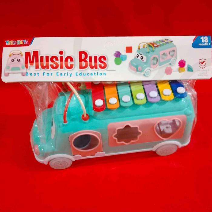 MAINAN MUSIC BUS XYLOPHONE / PUZZLE YE 20