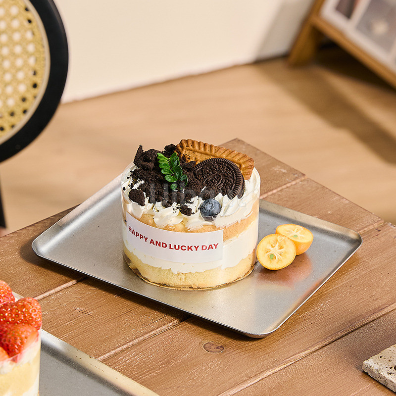 Best Seller Barbecue plates Industrial style flat chassis Dessert tray Tableware American-style vint