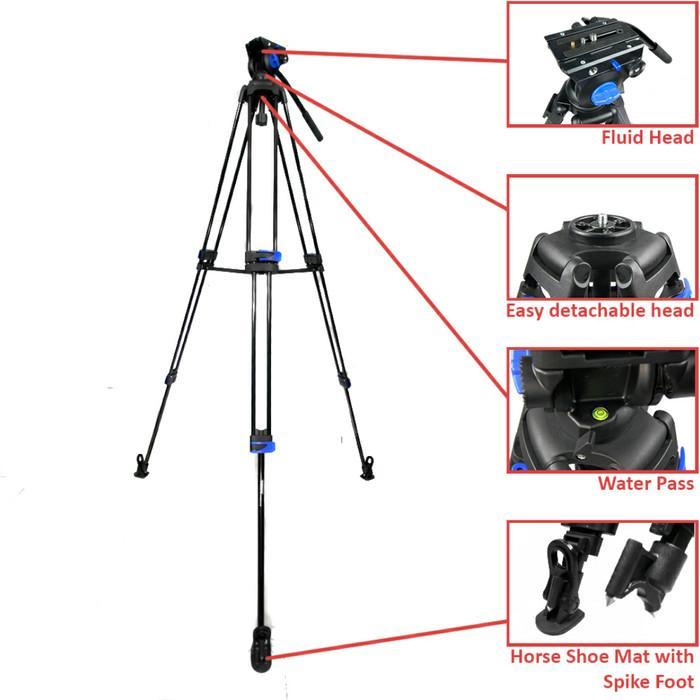 TAKARA HYDRO B18 / B 18 TRIPOD PROFESIONAL WITH FLUID HEAD ORIGINAL