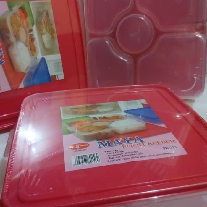 Lunch Box Sekat 5 Maya Food Keeper / Box Catering / Kotak Makanan