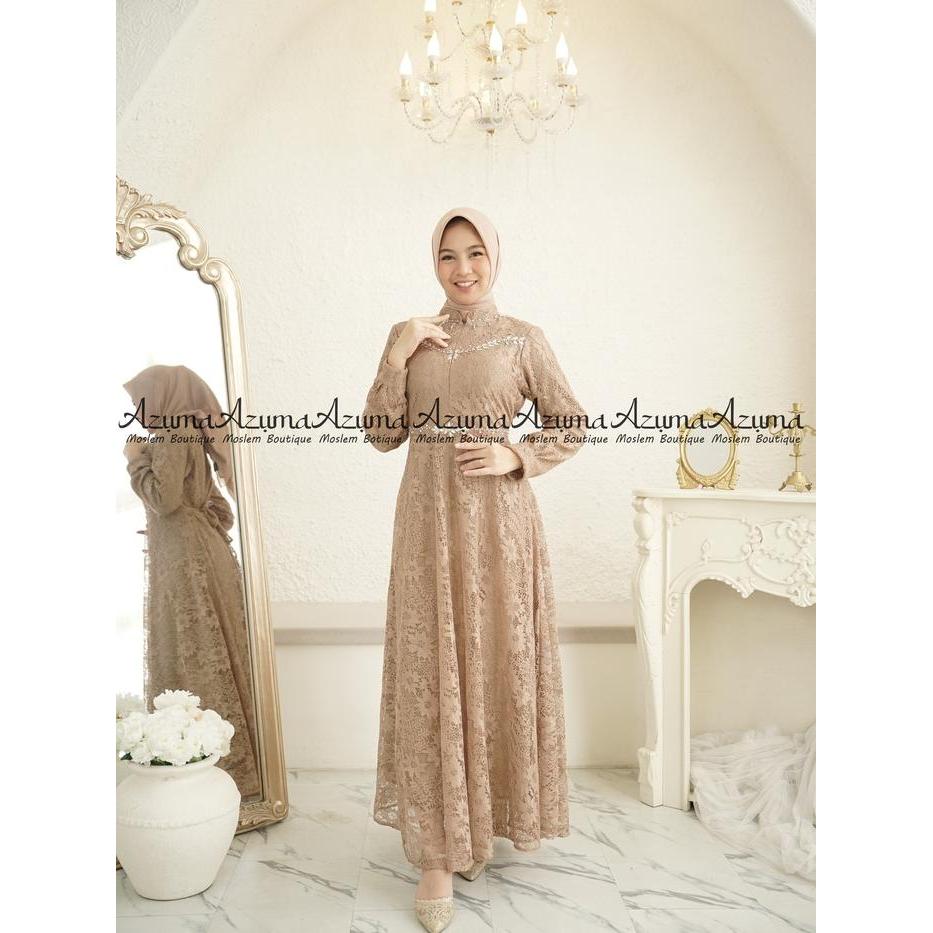 Gamis Burkat Payet Bunsui Gamis Burkat Mewah Gamis Burkat Payung Gamis Trendy