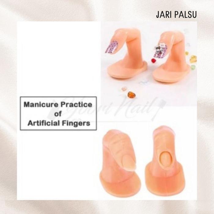 Jari praktek manicure latihan nail art sambungan jari tangan palsu