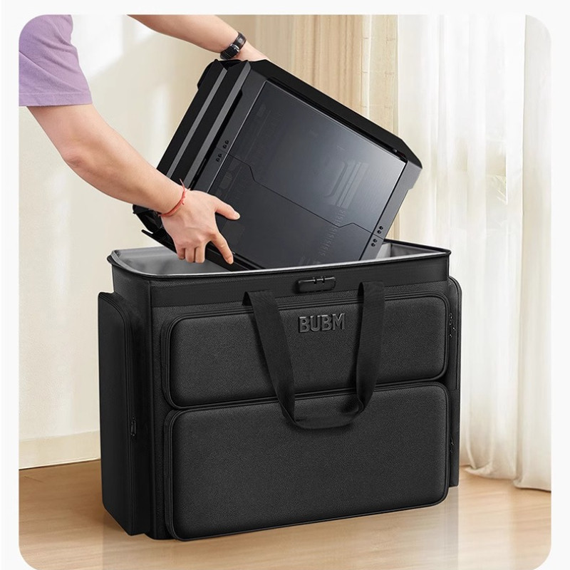 Universal Rolling Computer Bag for Monitor Large Capacity Esports Equipment Organizer Waterproof