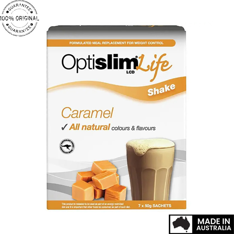 Aussie Original OptiSlim Life Shake Caramel 50g x 7