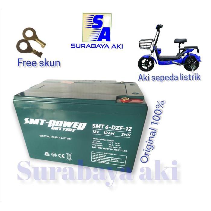 Aki Sepeda Listrik Aki Selis Volta U Win Fly Tiger 6Dzm12 Atau 12Volt