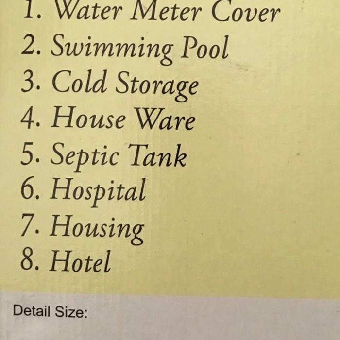 ALINCO DRAINAGE COVER 40x40 / TUTUP SALURAN PEMBUANGAN 40X40 40 X 40