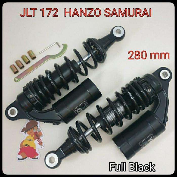 Shockbreaker Supra Jupiter Yoko Hanzo Samurai (Jlt 172) Motor Bebek Ukuran 270Mm 340Mm Tabung Fungsi