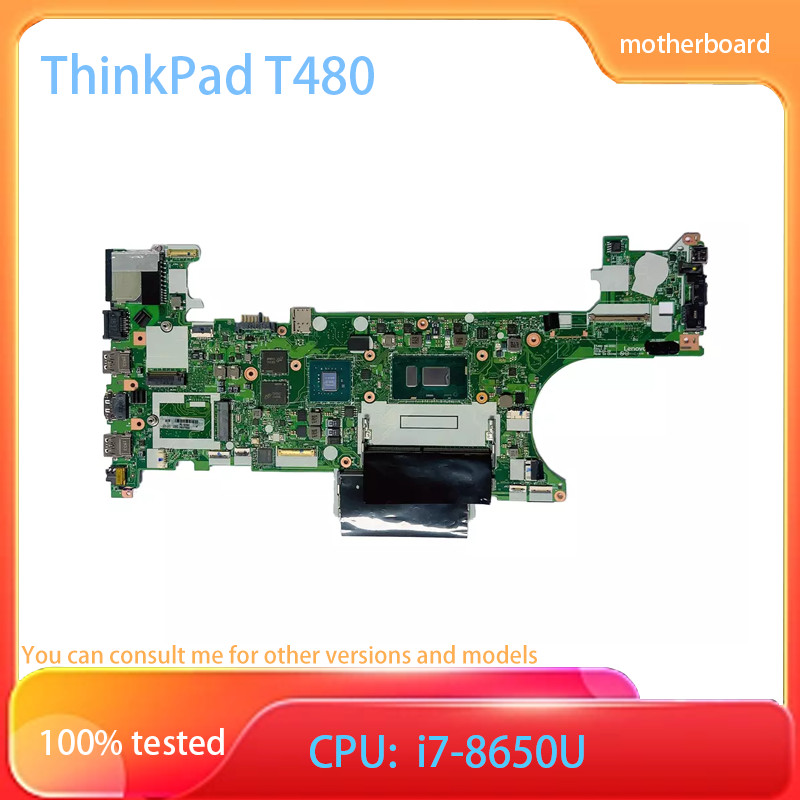 For Lenovo ThinkPad T480 Laptop Motherboard i7-8650U MX150 NM-B501 01YU865