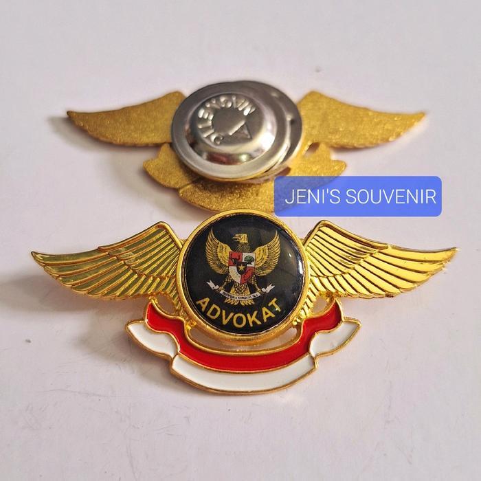 PIN ADVOKAT GARUDA MODEL WING Aksesoris Elegan
