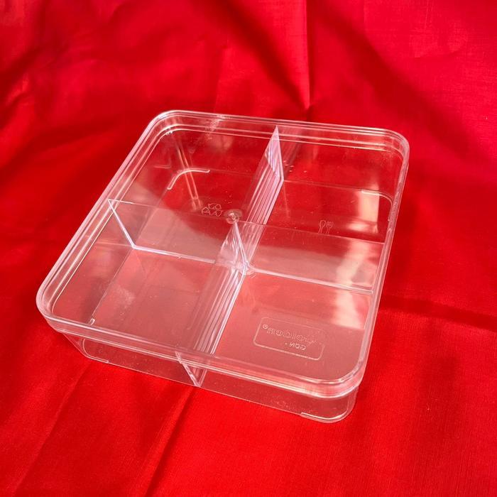 TOPLES KOTAK TOPLES SEKAT 4 TOPLE PLASTIK (SEKAT 4 1 DUS)