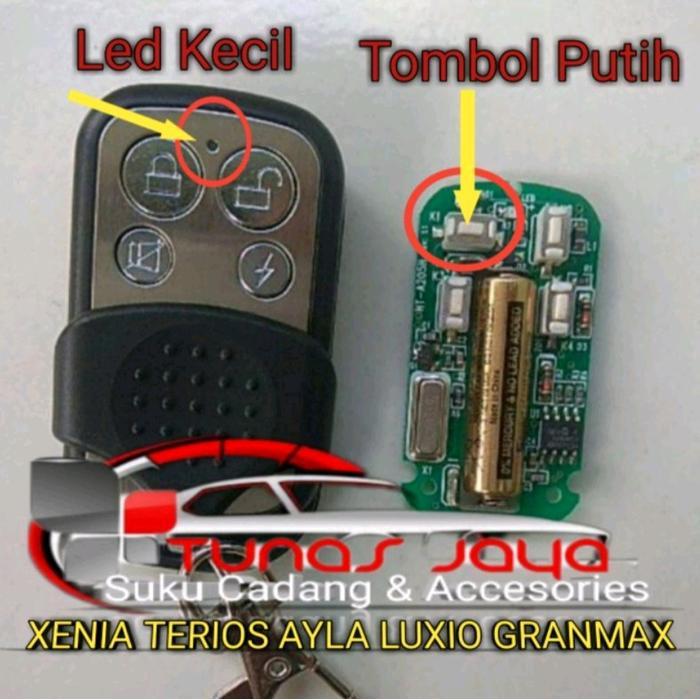 "New" REMOT ALARM ORIGINAL MOBIL XENIA TERIOS AYLA GRANMAX LUXIO dengan Remote Kontrol Jangkauan