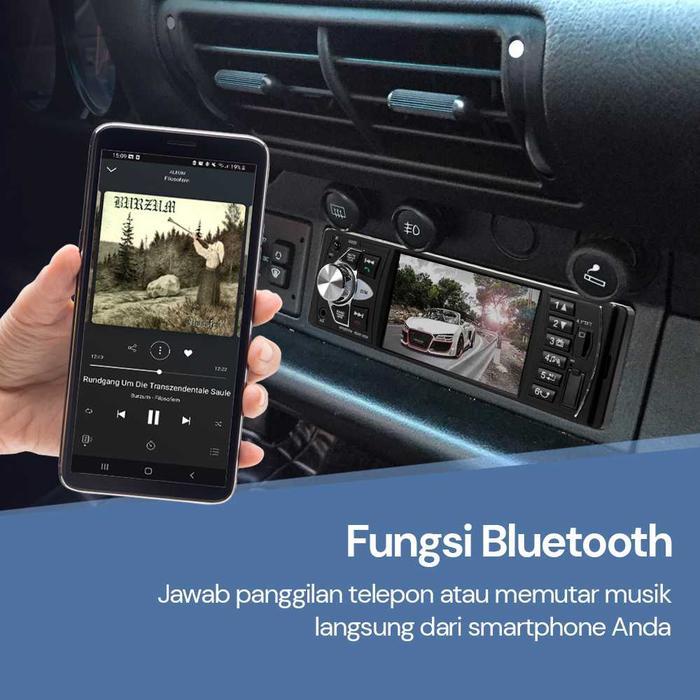 Cod Tape Mobil Audio Mp5 Player Bluetooth Lcd Video Plug Usb Iso 4.1Inch Truk 24 Volt Plus Monitor