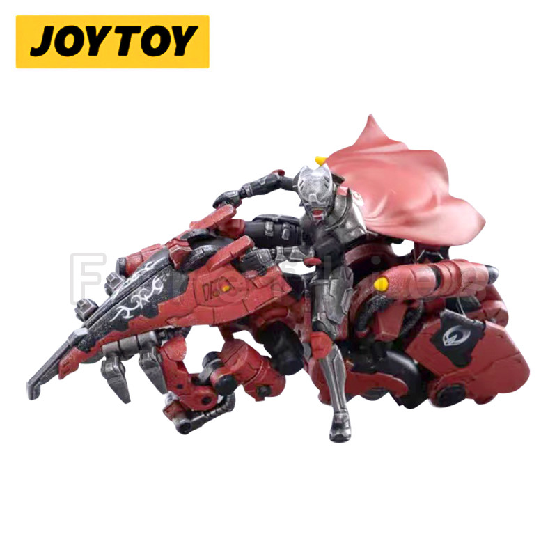 1/18 JOYTOY Action Figure Transformation Mecha Saluk Flame Dragon Cavalry Crimson Anime Model Toy
