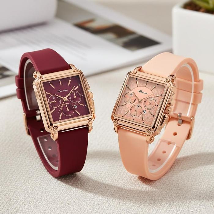 VIANOVA Watch - Jam Tangan Wanita Analog Original Anti Air 1321 Standard Jepang Jam Tangan Cewek