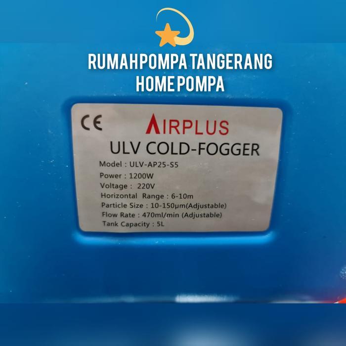 Alat Semprot Disinfektan Fogging Airplus Cold Fogger Sprayer Electrik Co