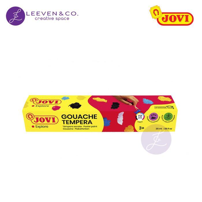 JOVI POSTER PAINT / GOUACHE TEMPERA BOX 5 JARS 35CC / 505