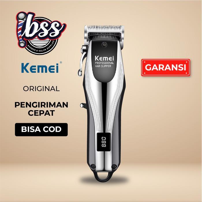 Kemei 2619 Clipper Cordless / Km-2619 Professional Electric Hair Clipper Cordless / Alat Cukur