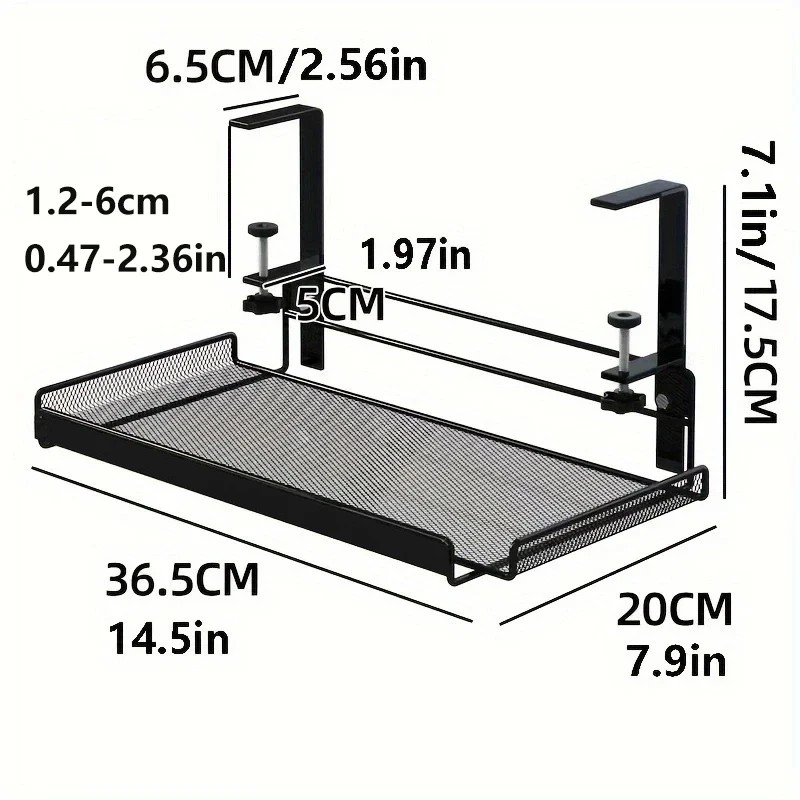 Under Desk Cable Management Tray No Drill Steel Desk Cable Organizers Wire Management Tray Cable