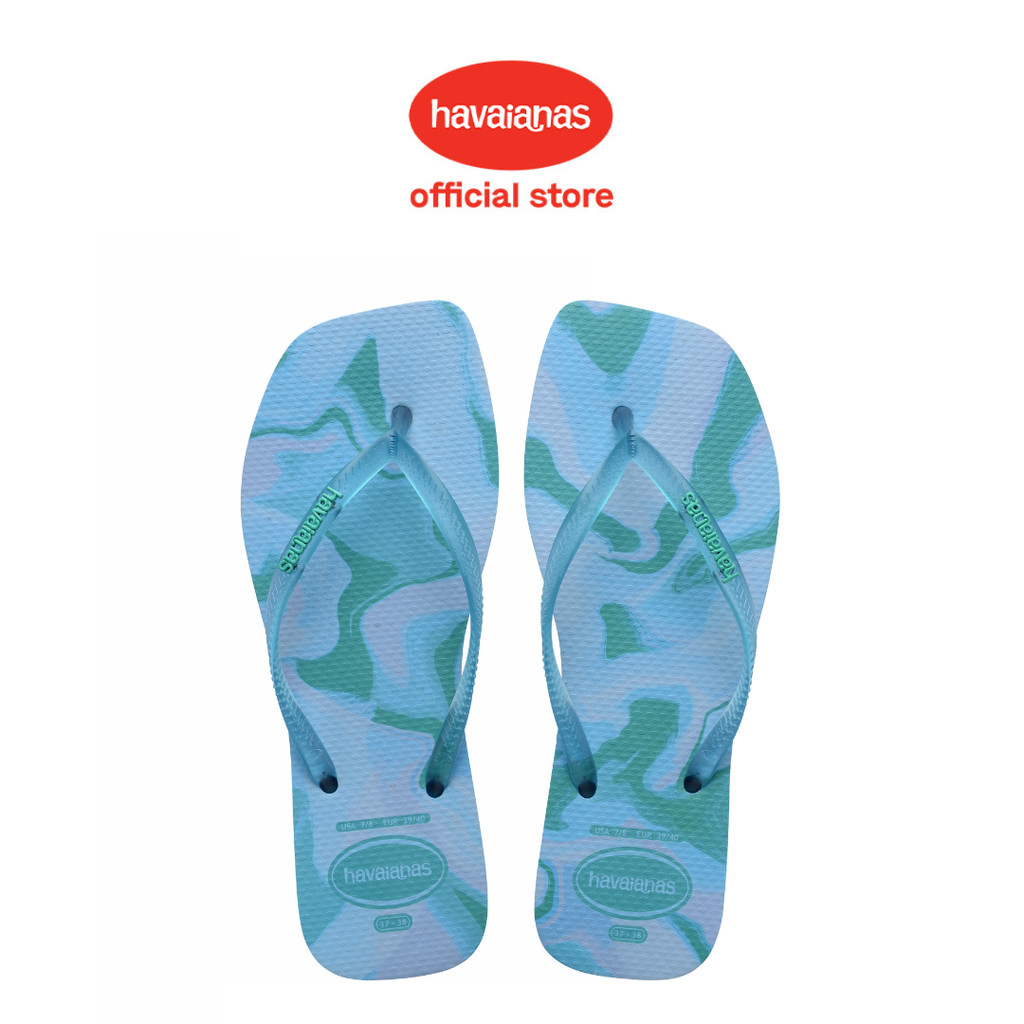 [ONLINE EXCLUSIVE] Havaianas 1056 Slim Square Jelly Lavender Blue - Sandal Wanita