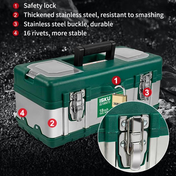 "New" ISKU Tool bag Besar 18 Inch Tool box 17 inch 19 inch Kotak Perkakas